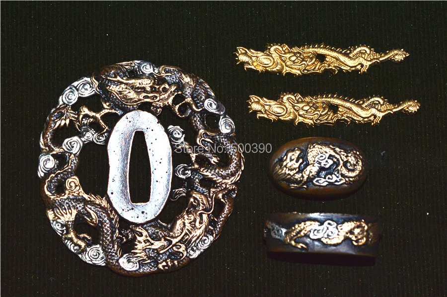 Фитинг латунный защитный Tsuba для японского катаны меч аксессуар набор с