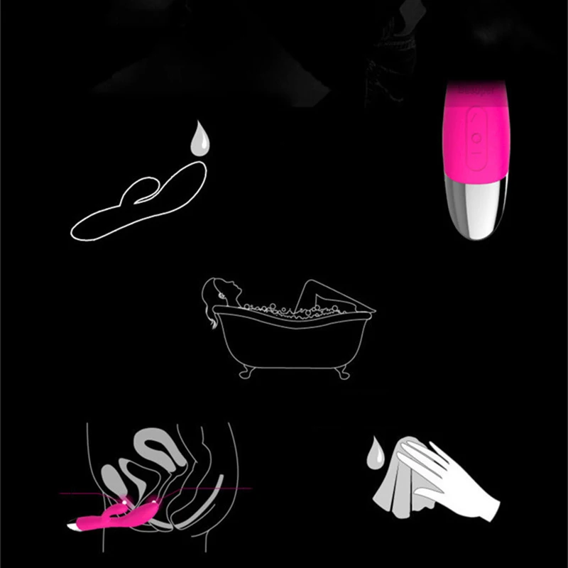 Новый USB подзарядка фаллоимитатор вибратор интимный G-spot секс-игрушки для женщин