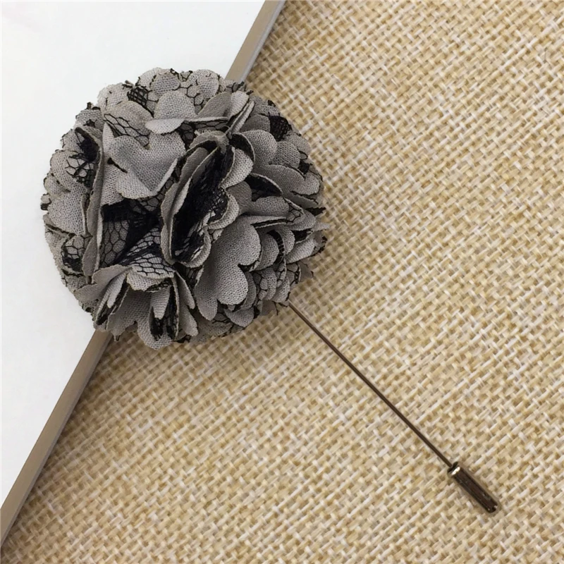 Винтажная булавка на лацкан 5 шт./лот брошь в виде цветка Мужская корсажная