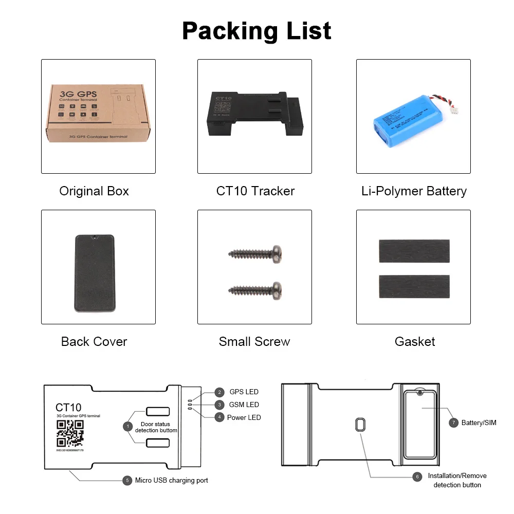 CT10 актив GPS Трекер 3G контейнер локатор Rastreador I66 Водонепроницаемый сильное