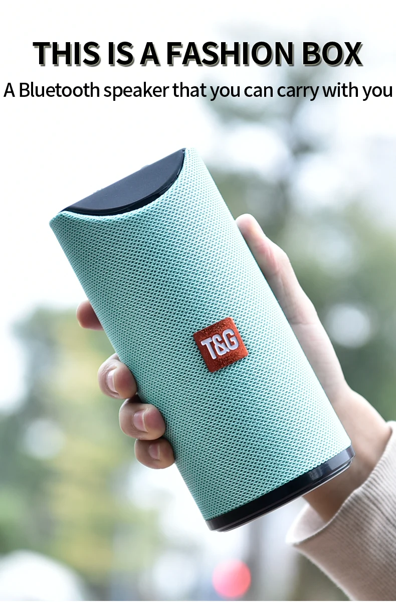 TG Bluetooth динамик портативный Открытый громкий динамик беспроводной мини Колонка 3D 10 Вт стерео музыка объемный Поддержка FM TFCard бас-бокс