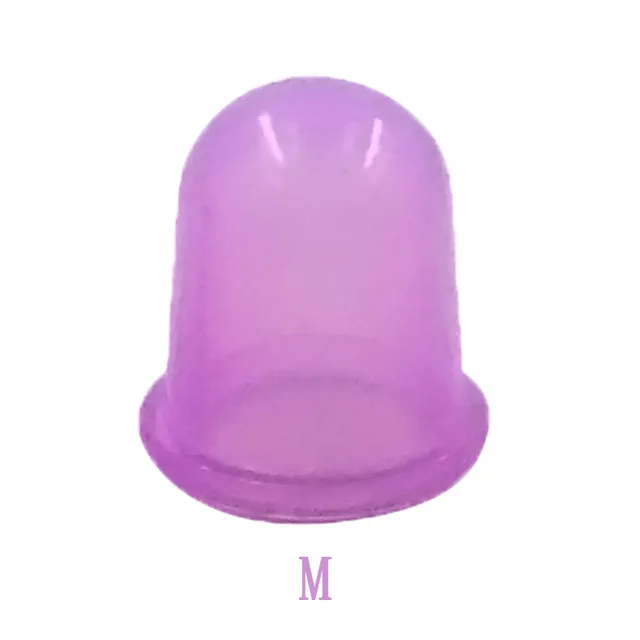 PurpleM Силиконовые вакуумные чашки для массажа, антицеллюлитные массажные чашки для лица и шеи - Цвет: PurpleM