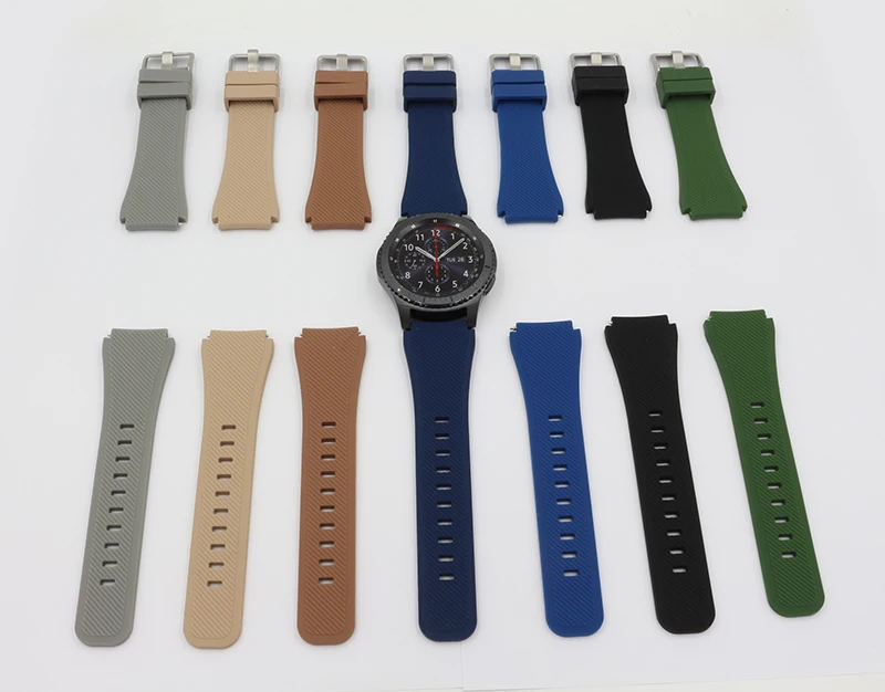 Ремешок URVOI для Samsung Gear S3 R760 R770 цветной активный Силиконовый браслет с застежкой