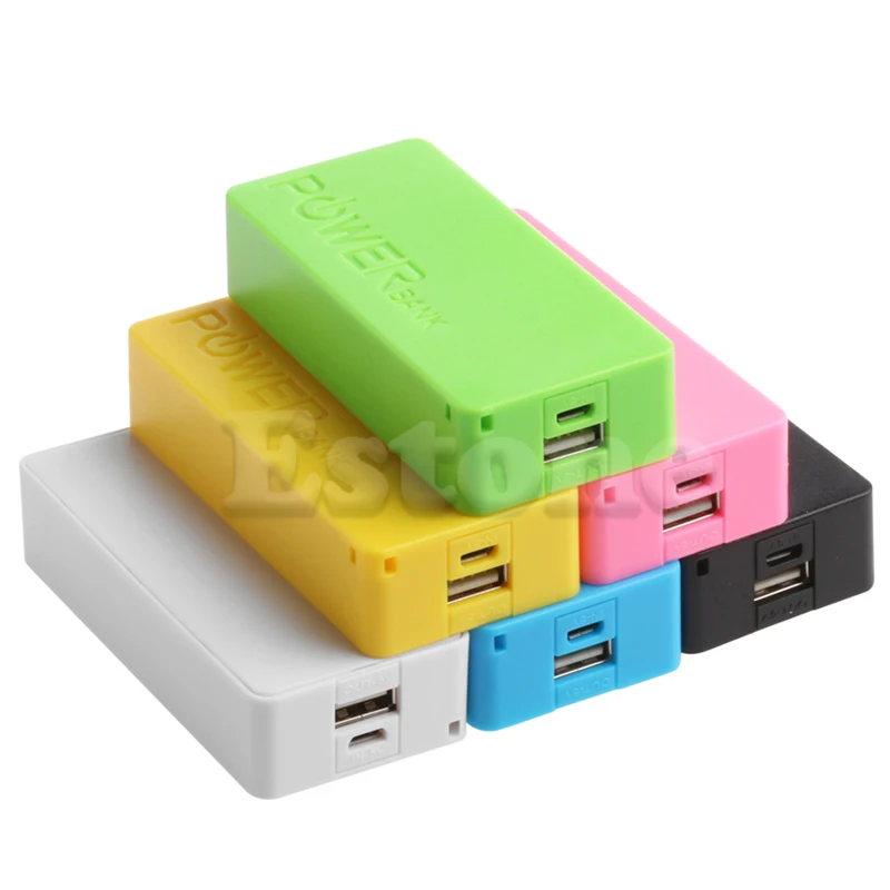 1 шт. 5600 мАч 5 в USB внешний аккумулятор чехол 18650 зарядное устройство DIY для сотового