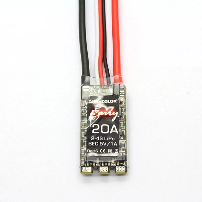 Flycolor 20A 2 ~ 4S LiPo контроллер скорости бесщеточный ESC для 210 215 RC Квадрокоптер|Детали и