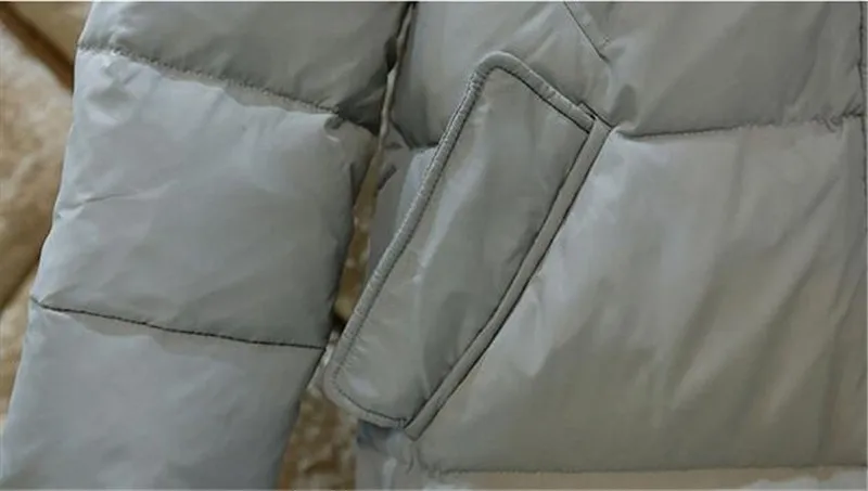 U SWEAR зимняя куртка женские длинные парки выше колена большой меховой воротник