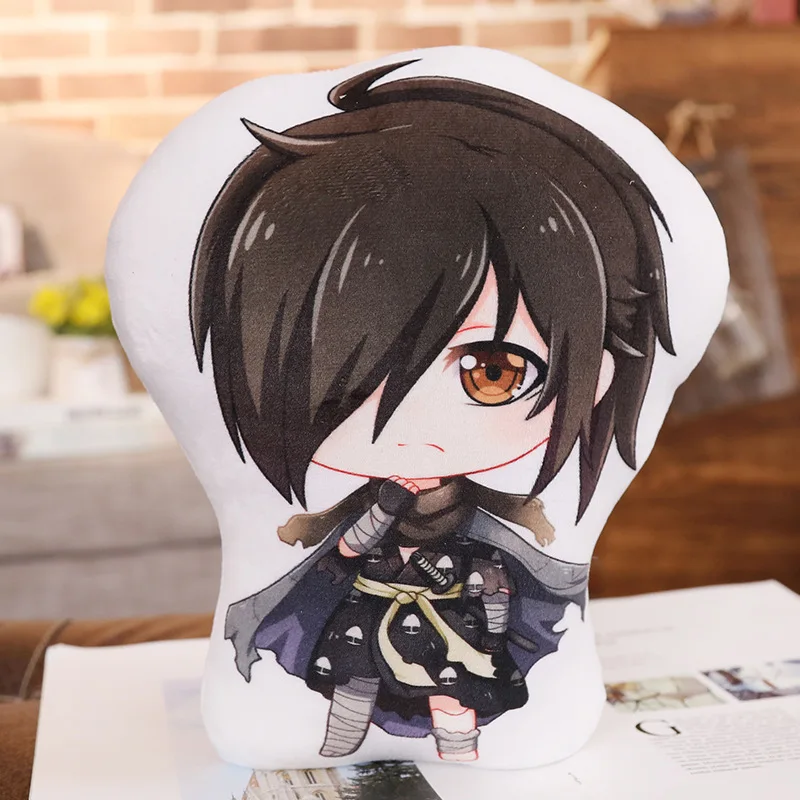 Dororo Подушка Игрушка Аниме Hyakkimaru короткая плюшевая кукла двухсторонний чехол
