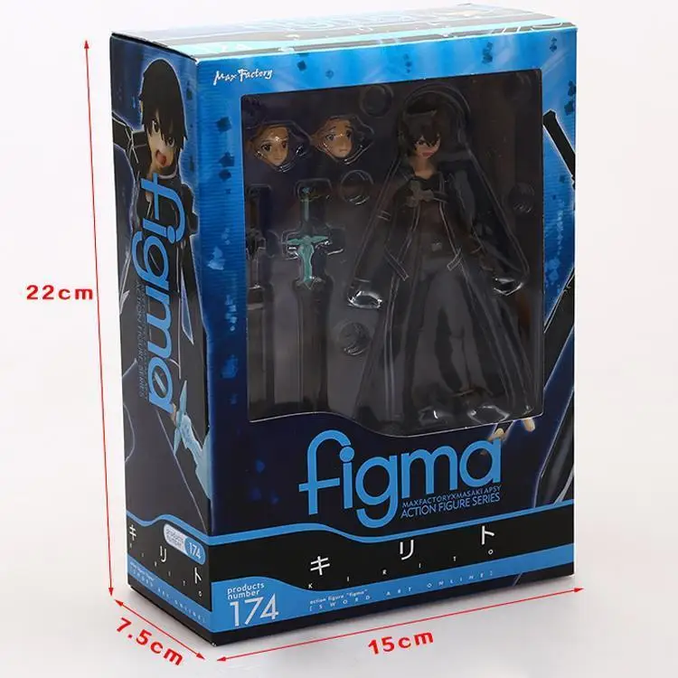 2 шт./лот 15 см аниме меч книги по искусству онлайн Sao Kirito и Асуна рисунок Kazuto Figma Asuna