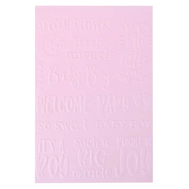 Добро пожаловать Детские слова для мальчиков пластиковые шаблоны ремесла папки