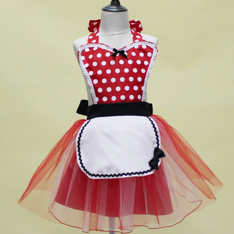 Costumes for Girls Mermaid Snow White Elsa Costume Minnie Anna Cosplay Princess Tutu Apron for Halloween Christmas Easter Party