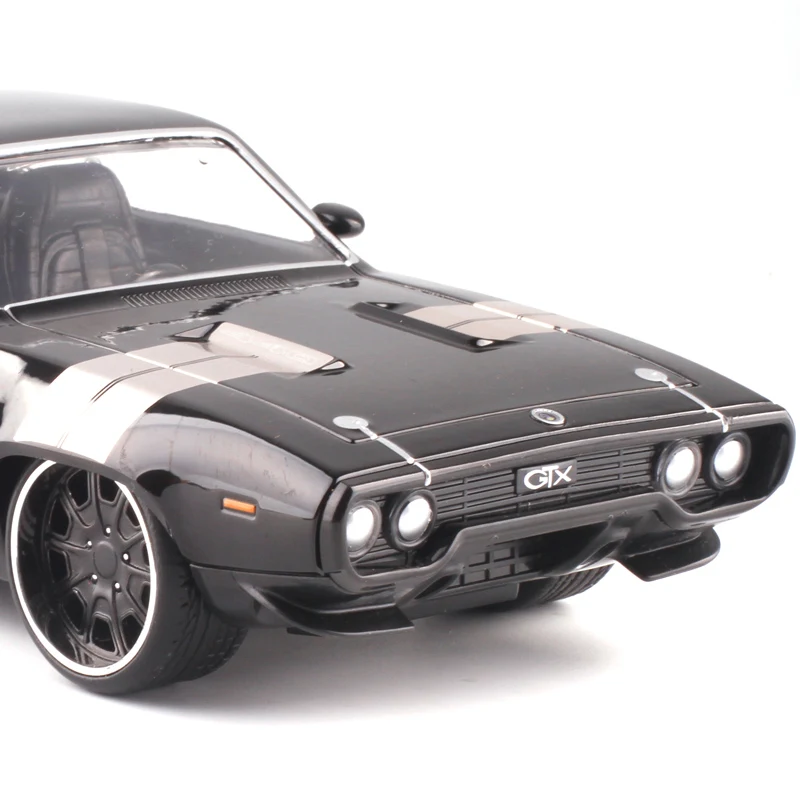 Классический 1:24 1972 Плимут GTX сплав модель автомобиля Высококачественная