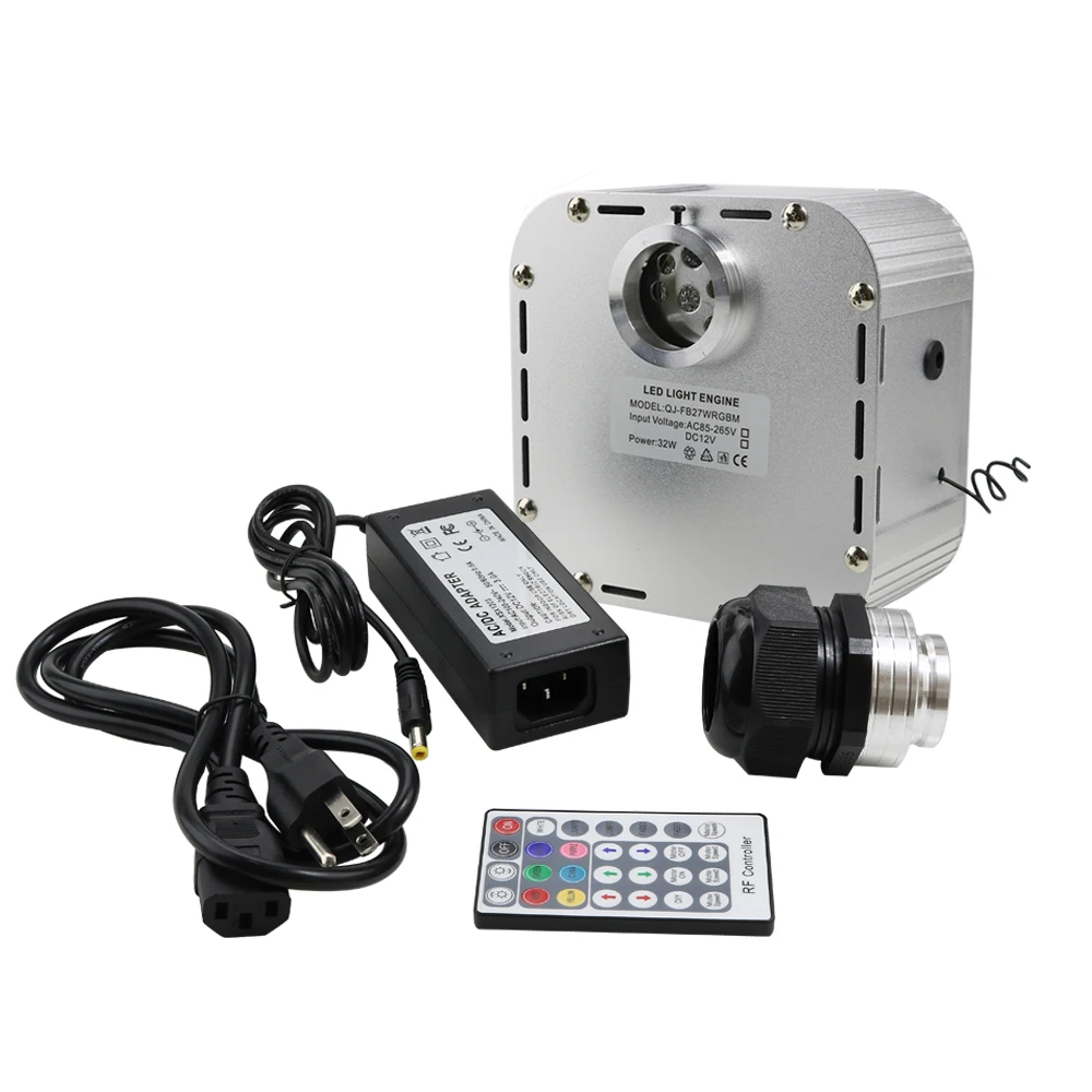 32 Вт RGB Мерцающий СВЕТОДИОДНЫЙ волоконно оптический Звездный потолочный