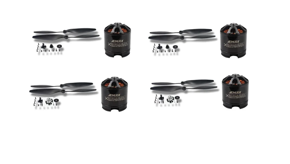 EMAX MT2216 810KV KV810 плюс бесщеточный двигатель с резьбой + 1 пара 1045 пропеллеров для F450 500