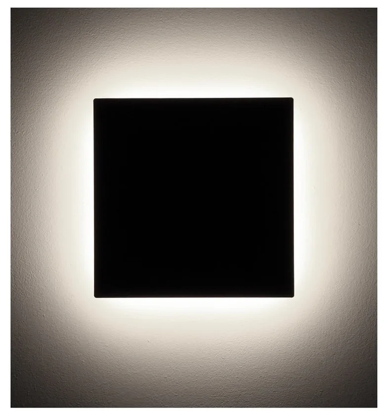 LED крыльцо коридор огни современный Дизайн площади настенный светильник