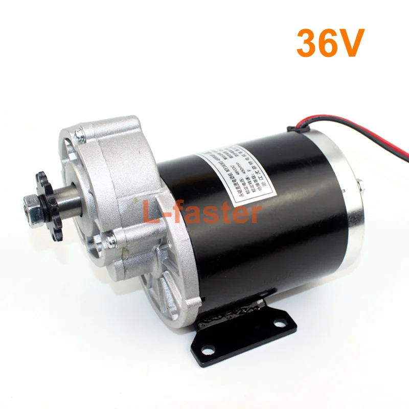 36V 36V48V 600 Вт Электрический велосипед щеточный Мотор Электрический трехколесный двигатель постоянного тока MY1020Z электрический комплект преобразования в Трехколесный мотор электровелосипеда - Цвет: 36V