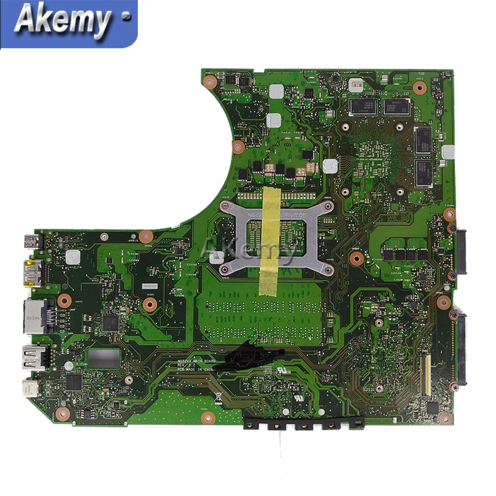 Akemy N552VX материнская плата для ноутбука For Asus VivoBook Pro N552V N552 тестовая оригинальная I7