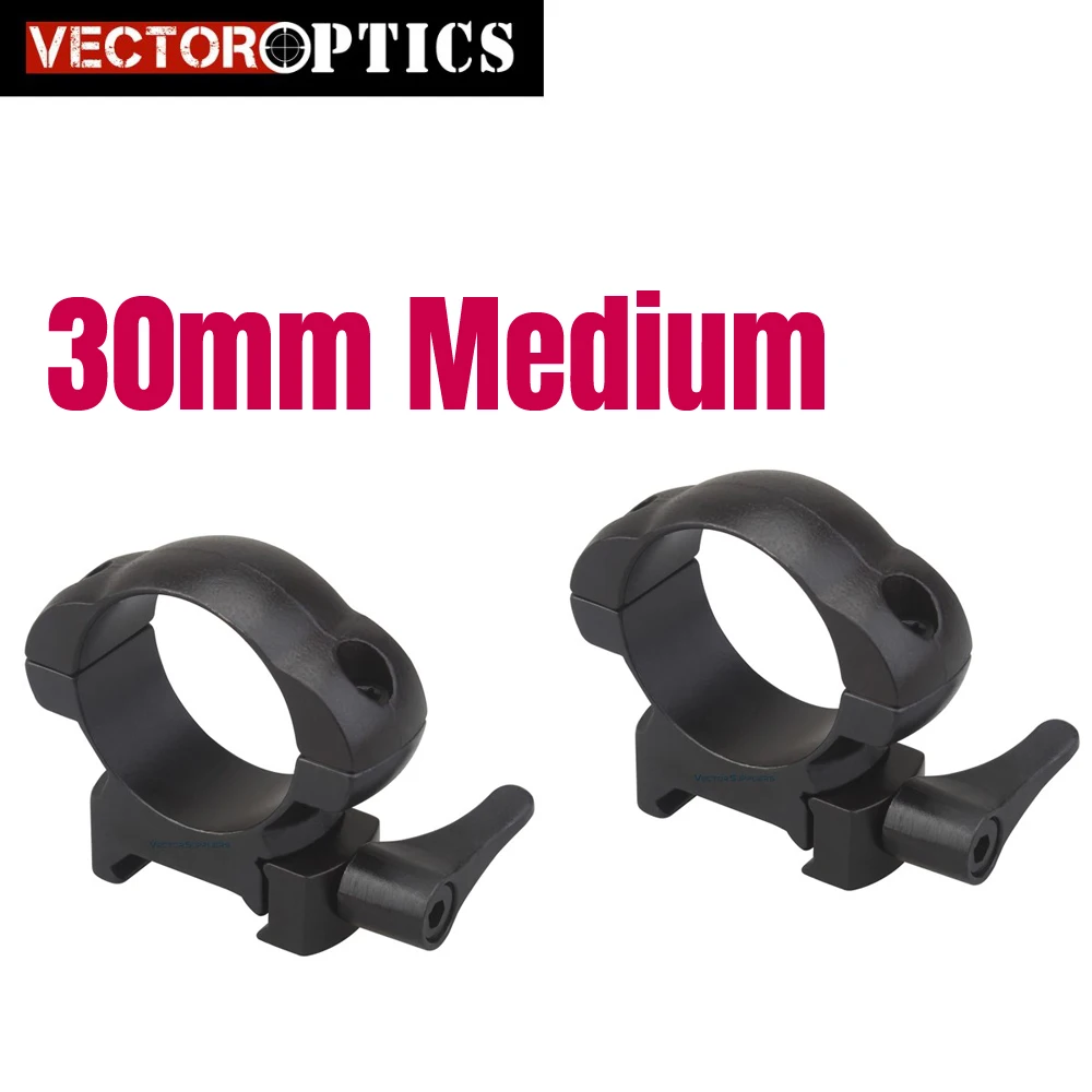 Vector Optics тактическая сталь 30 мм средний профиль быстросъемное кольцо крепления