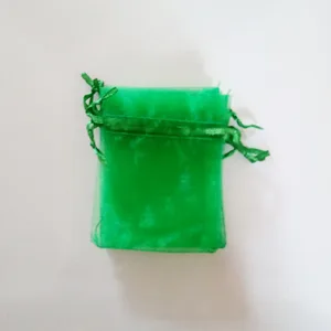 Зеленые подарочные пакеты для ювелирных изделий и упаковки, 100 шт., Сумка из органзы, сумка на шнурке, Свадебныеженские дорожные мешочки для хранения и демонстрации