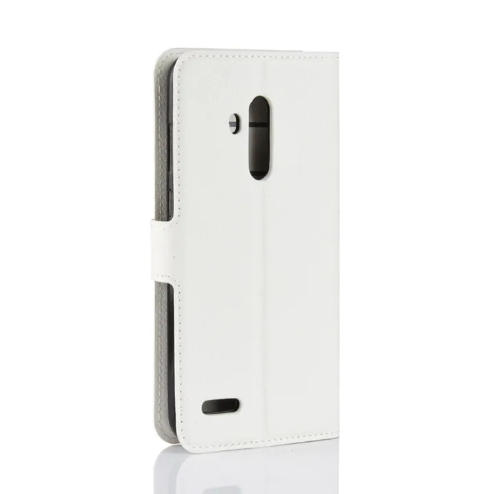 White HUDOSSEN для Leagoo T8S роскошный флип-чехол Обложка на заднюю панель из искусственной кожи Coque для Leagoo T8s 5," защитный чехол для телефона Para - Цвет: White