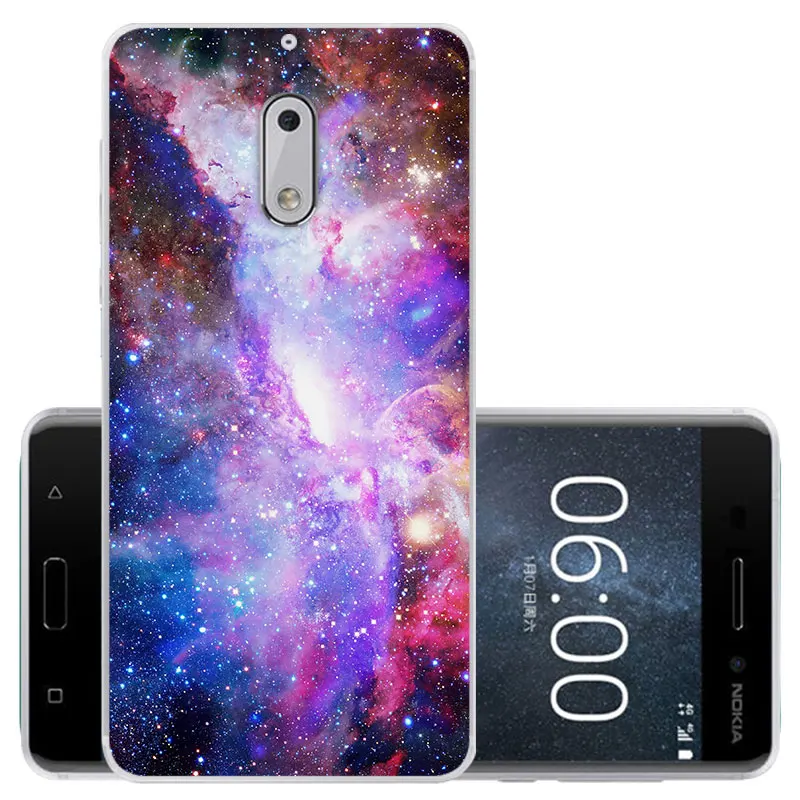 HXY CROWNPRO чехол s для Nokia 6 TPU чехол для телефона силиконовый для Nokia6 TA-1021 мягкий чехол-накладка прозрачный для Nokia 6 Чехол с принтом - Цвет: HXY