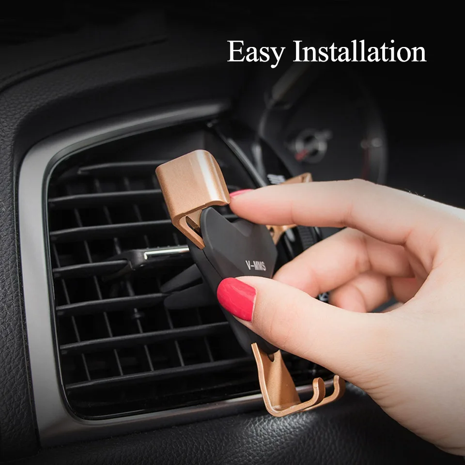 Tendway гравитационный Автомобильный держатель для телефона с поворотом на 360