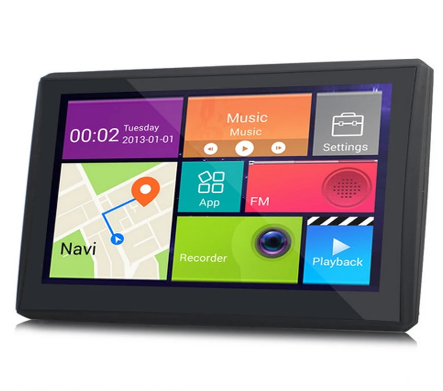 Катарина 7 дюймов Автомобильный gps навигации android радар-детектор для автомобиля DVR Автомобильный навигатор Европа/карта грузовик gps