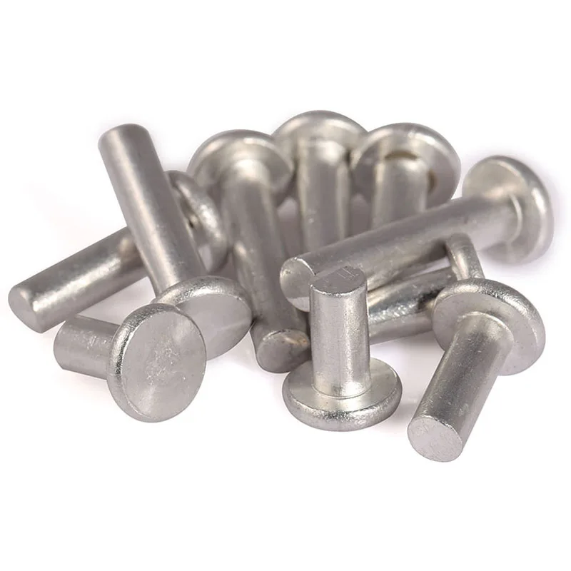 30PCS M4*6/8/10 25 GB109 плоские алюминиевые заклепки ручные ударные твердые заклепки|rivets