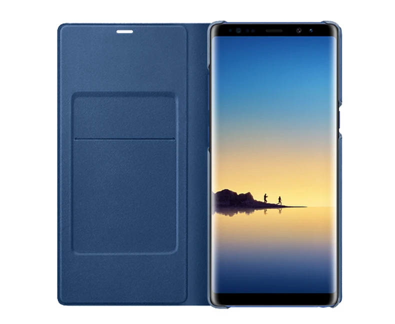 Официальный чехол для samsung Galaxy Note8 Note 8 светодиодный Чехол-бумажник N950F EF-N950P n8 светодиодный чехол