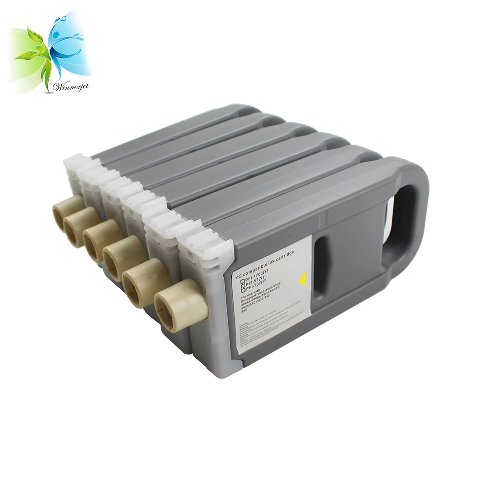 Winnerjet 5 цветов 700 мл IPF 307 совместимый чернильный картридж для принтера Canon IPF830 IPF840 IPF850