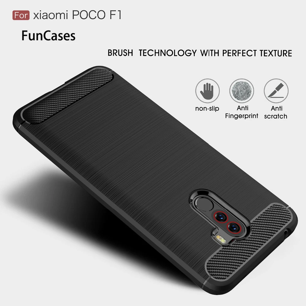 Для Xiaomi mi 8 SE Lite чехол силиконовый из углеродного волокна Мягкий Xio x 2 2S pockphone F1 8SE