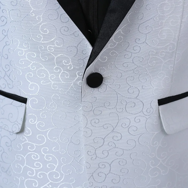 Мужской белый блейзер мужской костюм куртка для мужчин Homme Блейзер Chaqueta Elegante Hombre