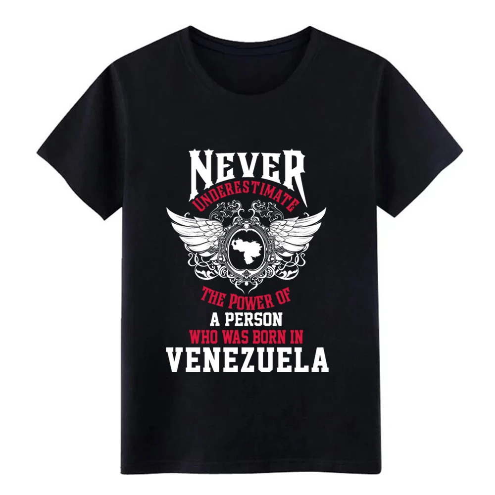 Мужская футболка Venezuela Power of a person borned in venezuela с рисунком S XXXL одежда для фитнеса
