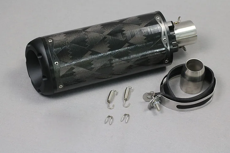 Модифицированный moto rcycle два брата выхлопная труба CNC алюминиевый сплав CBR R1 R6 ESCAPE moto 51 мм - Цвет: with the sticker C