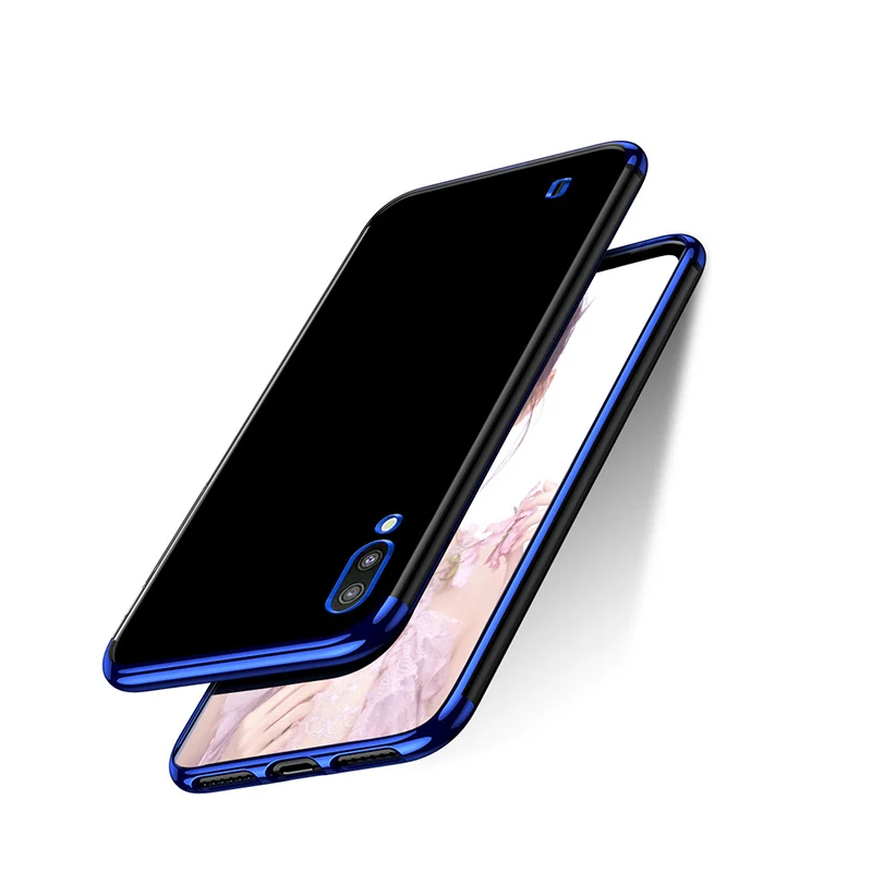 EXUNTON Роскошный чехол для samsung Galaxy M10 M20 с покрытием ТПУ мягкий на заднюю панель