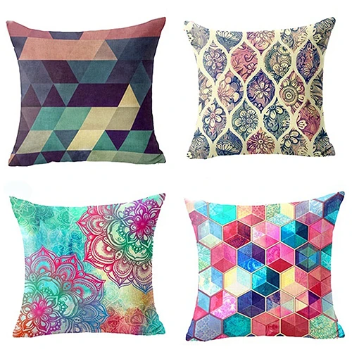 Геометрический узор белье Подушки Детские случае Автомобиль Обложка диван