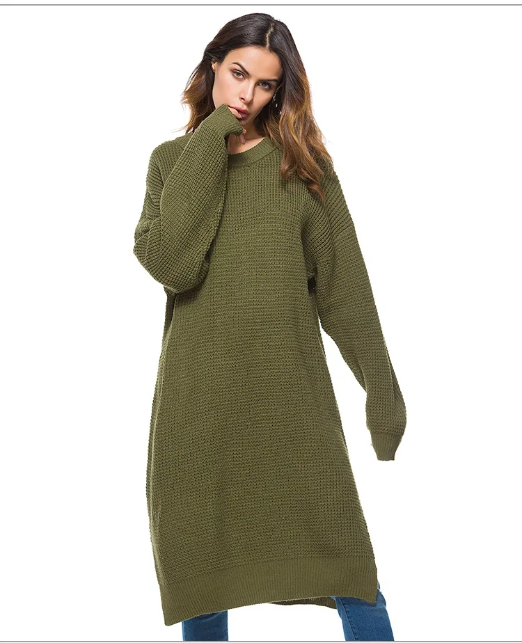 Женское трикотажное платье макси Vadim Осеннее длинное с длинными рукавами