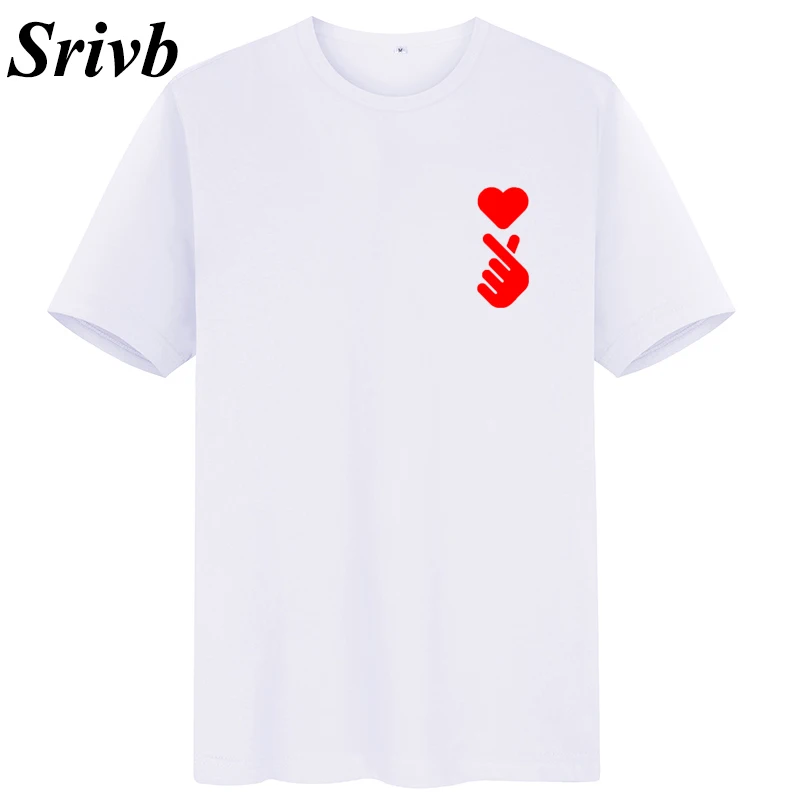 Женская футболка с короткими рукавами Srivb Love Than Heart летняя новая модная принтом в