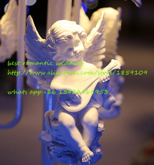 2 шт./лот смоляный маленький угол с цветком дизайн свадебные столбы/Свадебный