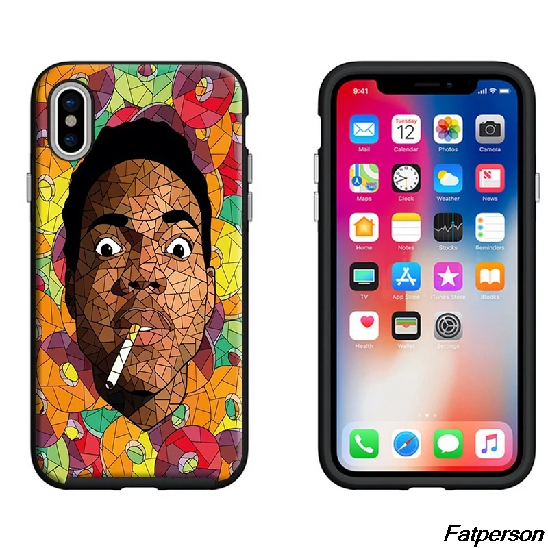 Chance the Rapper черный мягкий силиконовый чехол для телефона из ТПУ Apple iPhone X 8 8plus 7 7plus 6