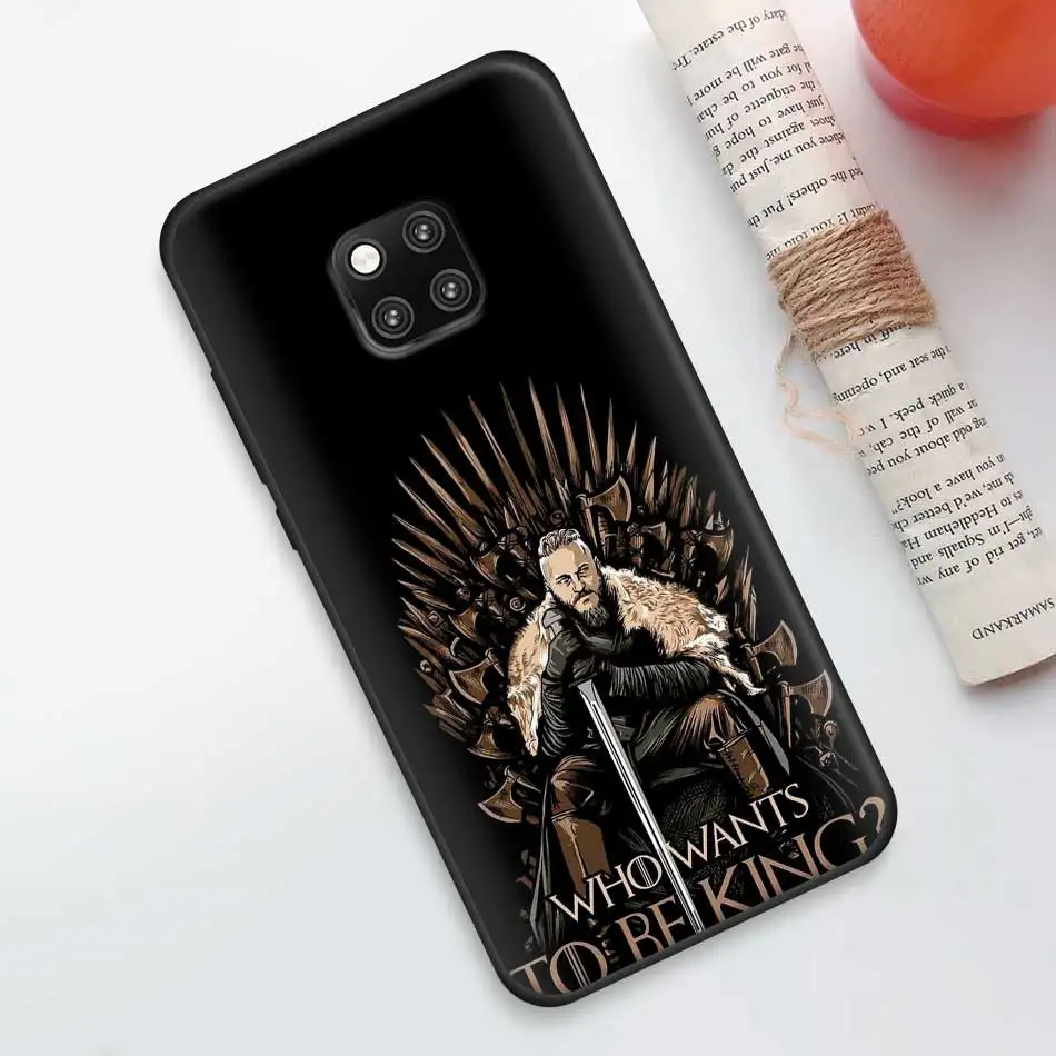 Мягкий чехол из ТПУ для huawei mate 20 Pro 10 20 Lite Honor 20 Lite 20 Pro P20 P30 Pro Vikings Series силиконовый чехол для телефона