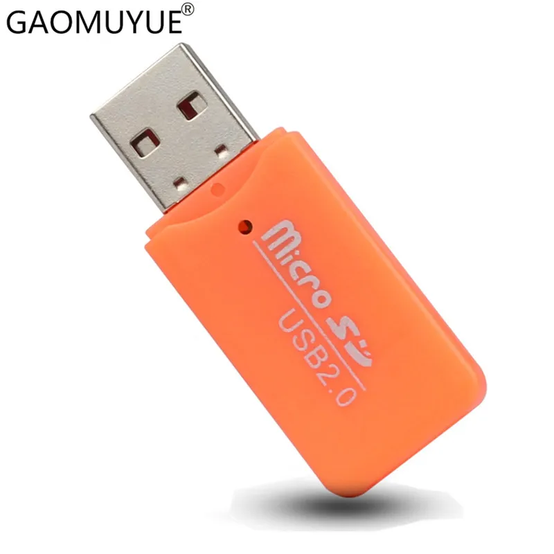 GAOMUYU Mini USB 2,0 кард-ридер для Microsd в кард-ридере s для tf-карт и sd-карт адаптер S3
