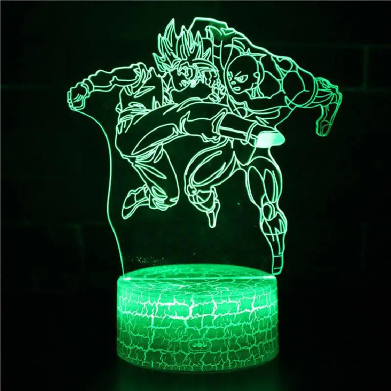 3d лампа с дистанционным управлением креативный ночник Usb разъемом цветной