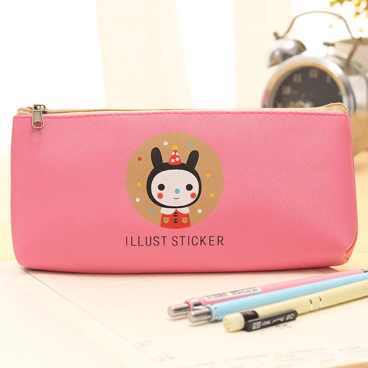 Cute Cat Kitty Pencil Case Girls Cartoon Pencilcase Multifunction Bag for Students Gift Stationery School Supplies | Канцтовары для