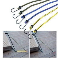 6 pcs camping tent rope bicycle mtb luggage stacking rope banding bungee new elastic strap tie fixed band hook new