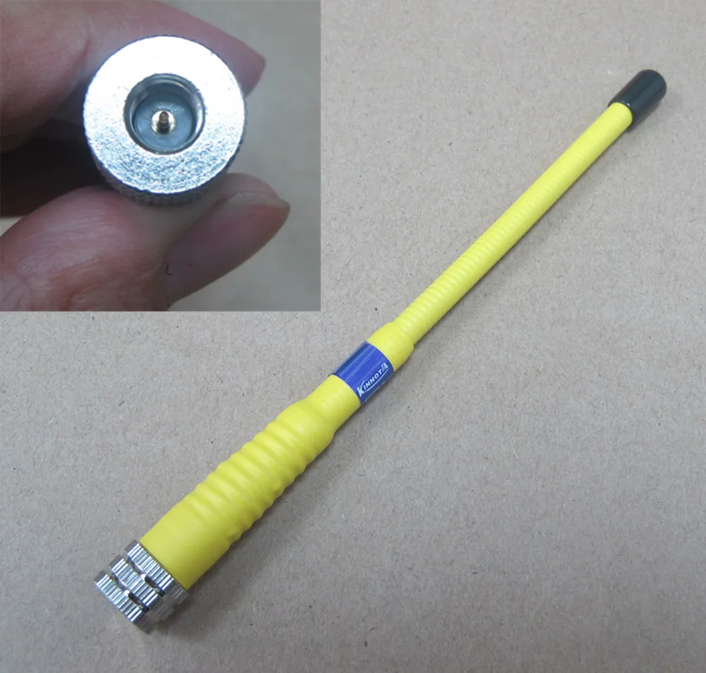 

OPPXUN yelloe EP175 Dual Band SMA-M Male Antenna for WouXun KG-UV6D, KG UV8D for YAESU VX3R 5R 6R radios