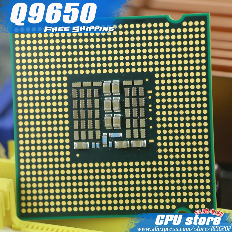 Intel Core 2 Quad Q9650 cpu Процессор(3,0 ГГц/12 м/1333 ГГц) Socket 775 настольный процессор(Рабочая), Q9550