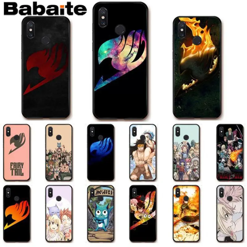 Мягкий силиконовый чехол для телефона Babaite с Аниме Манга Фея хвост аниме xiaomi mi 8se 6