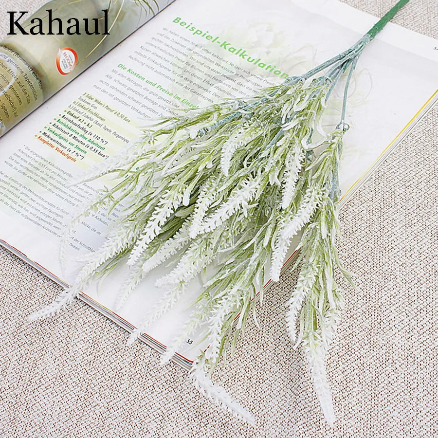 7 веток Foxtail лагурус искусственная Лаванда осеннее украшение для дома и отеля