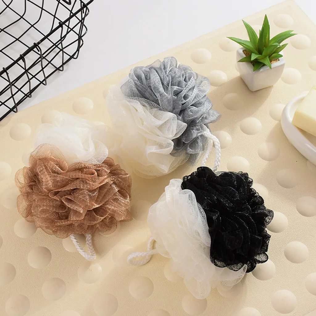 2019 новая мочалка из люфы губка для душа Pouf сетка мяч Отшелушивающий премиум