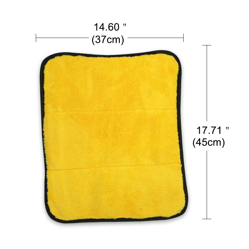 1 шт. двухсторонняя плюшевая салфетка для чистки автомобиля 45 х38 см|clean dust|car cleaning